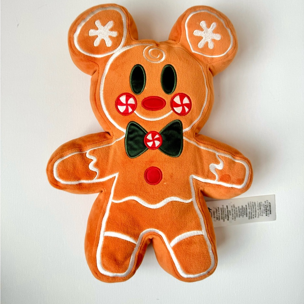Mickey Gingerbread Decorative Pillow